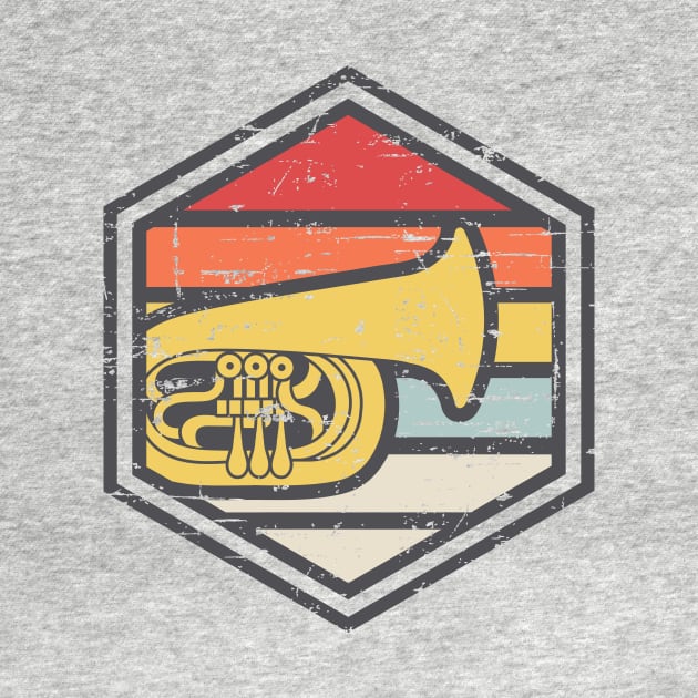 Retro Badge Tuba Light by rojakdesigns